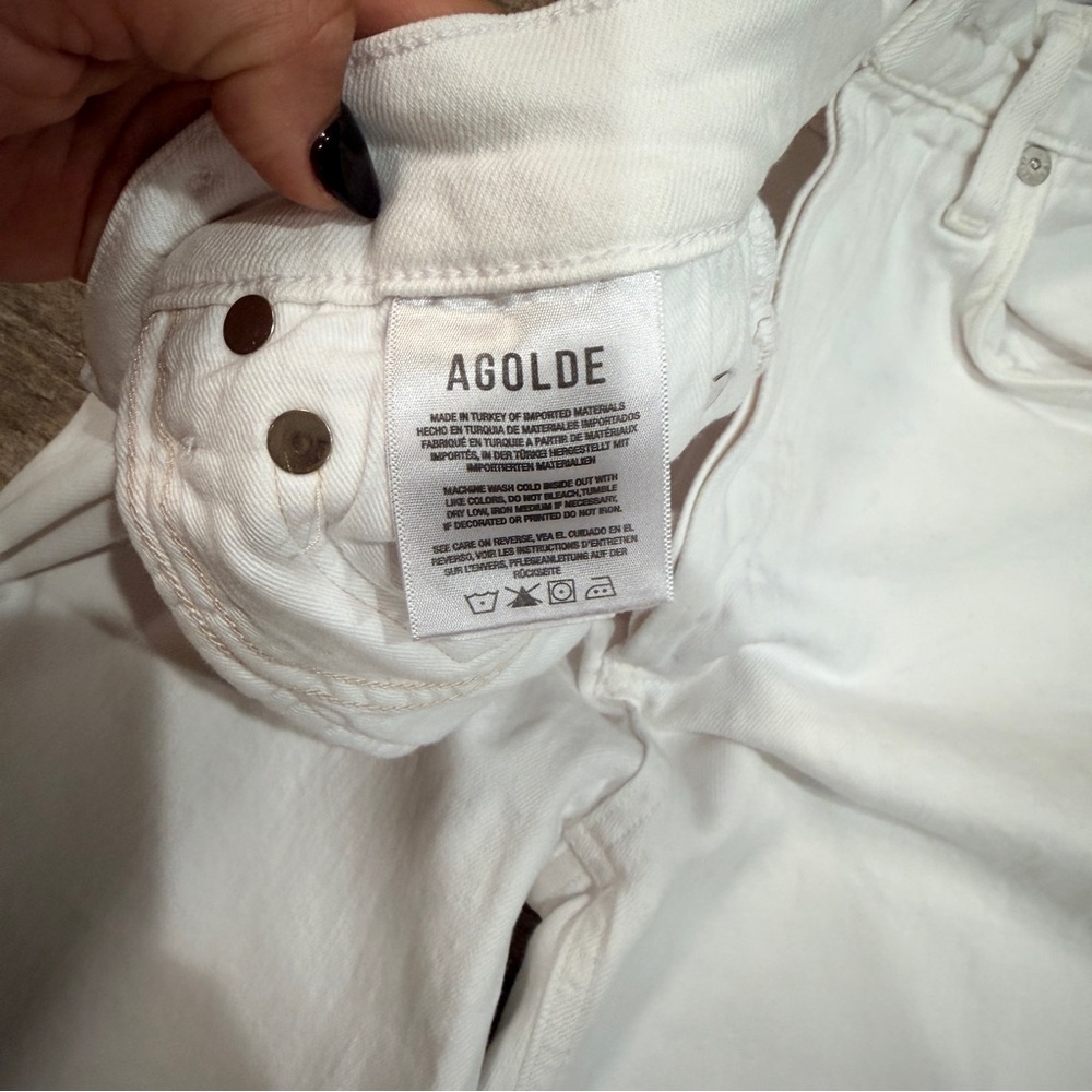 Agolde | Riley High Rise Straight Crop Jeans - Picture 8 of 10